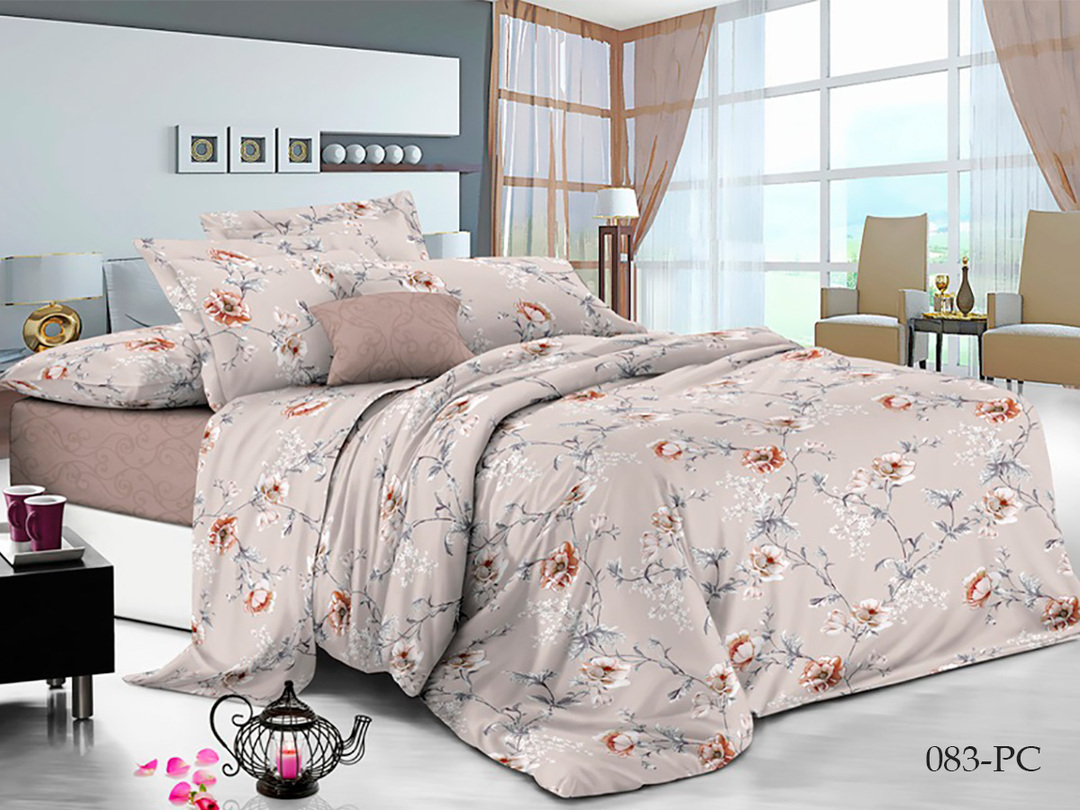 КПБ семейный поплин Pure Cotton PC Клео <PC-083>