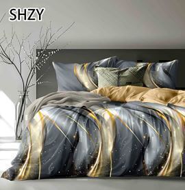 КПБ поплин Оливковая коллекция с простыней на резинке Реноме 