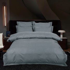 КПБ страйп-сатин KLDT полоса 1см Ретро-Уют