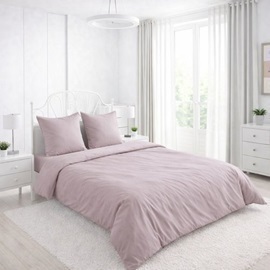 КПБ поплин однотонный Оливковая коллекция с увеличенной простыней на резинке Реноме 