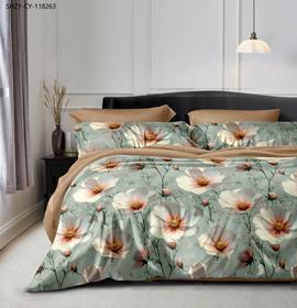 КПБ поплин Оливковая коллекция Реноме 